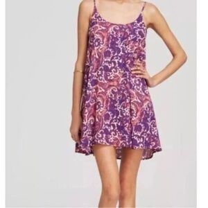 Intimately by Free People Purple paisley slip dress size S
